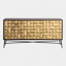 Serna - Sideboard With Gold Front