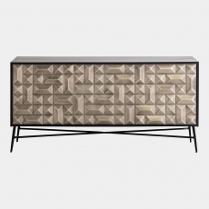 Serna - Sideboard With Silver Front