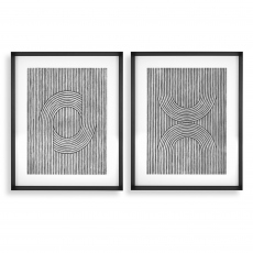 Eichholtz Cedar Grooves - Set Of 2 Prints