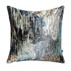 Blue Textured Cushion Medium - Oksana