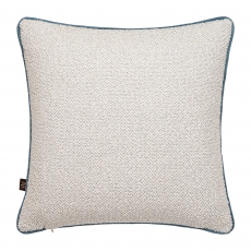 Leighton - Ecru Boucle Cushion Large Blue