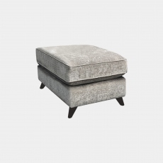 Loafer Footstool In Fabric - Adele
