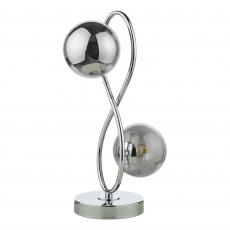 Santorini - Polished Chrome 2 Light Table Lamp