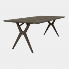 Bjorn - Dining Table With Brass Detail