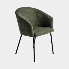 Mardi - Dining Chair In Fabric Olive Green