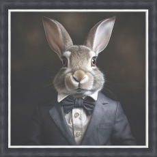 Bunny Suit - Framed Print