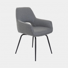 Luna - Swivel Dining Chair In Fabric