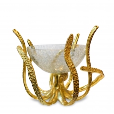 Octopus Bowl - Gold Mini Stand