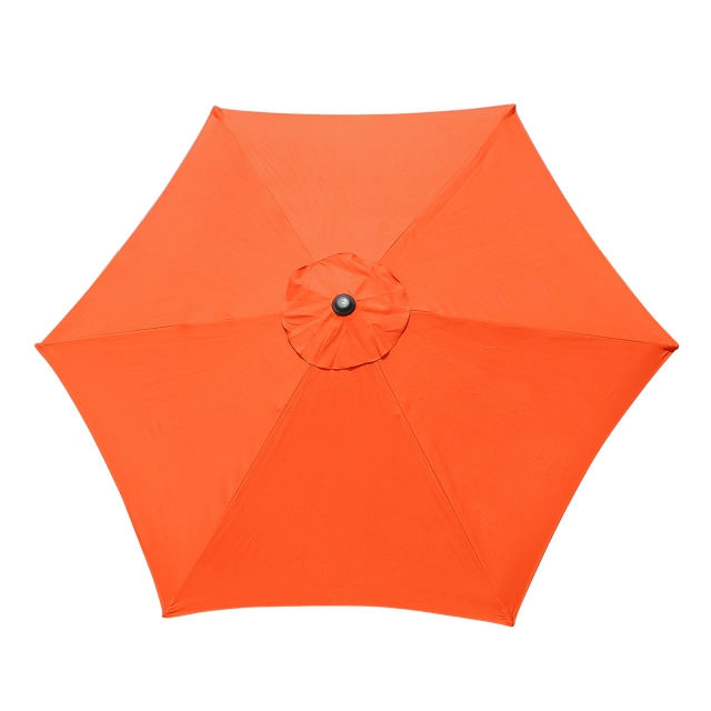 2.5m Orange Garden Parasol - Genoa