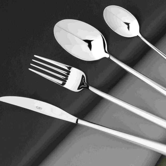 24 Piece Stainless Steel Cutlery Set - Linear