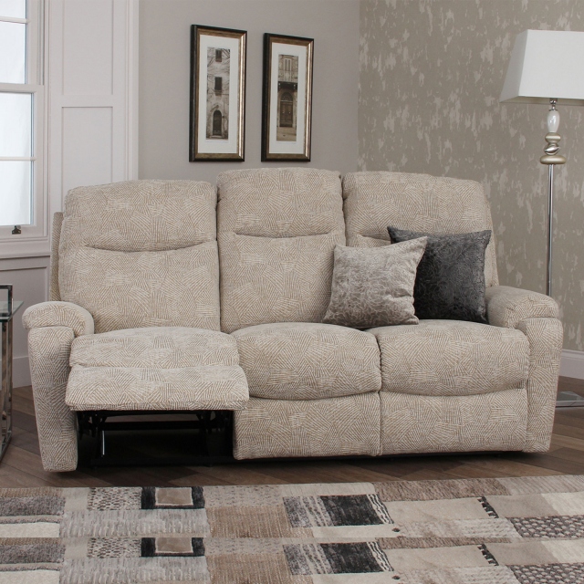 3 Seat Fixed Sofa In Fabric - Lavenham