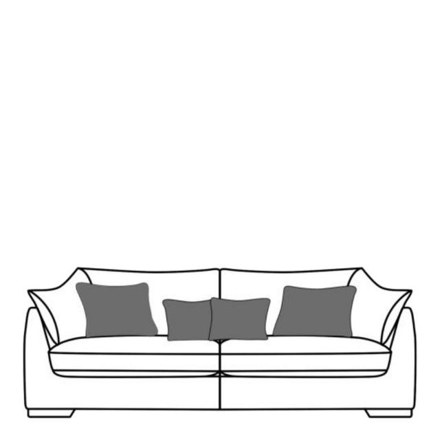 3 Seat Sofa In Fabric - Infinity