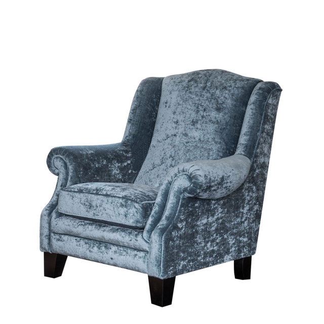 Wing Chair In Fabric - Chatsworth