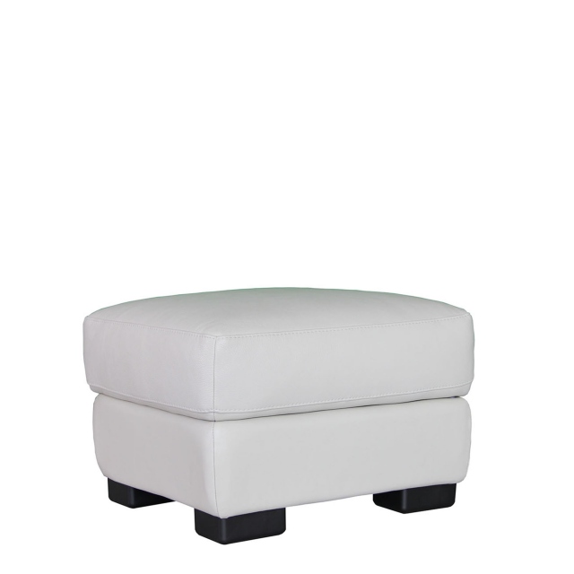 Storage Footstool In Leather - Trapani