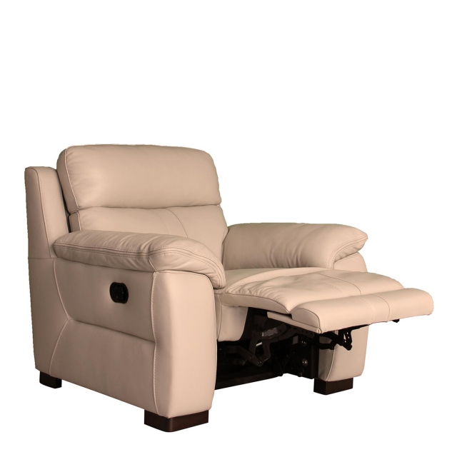 Manual Recliner Chair In Leather - Tivoli