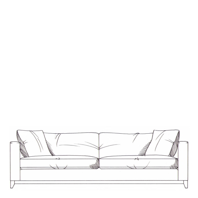 Grand Sofa In Fabric - Rothko