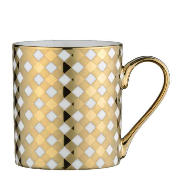 Mug Gold - Tartan