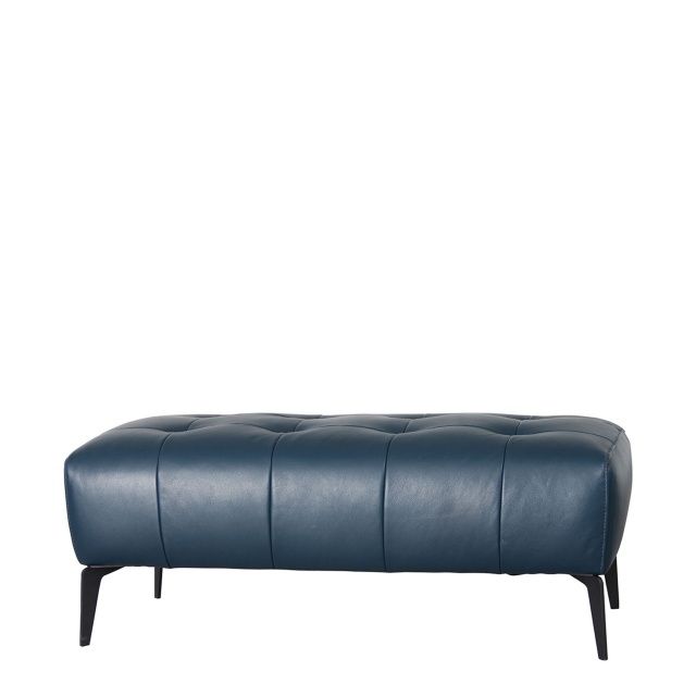 Bench In Fabric Or Leather - Cosenza Metal