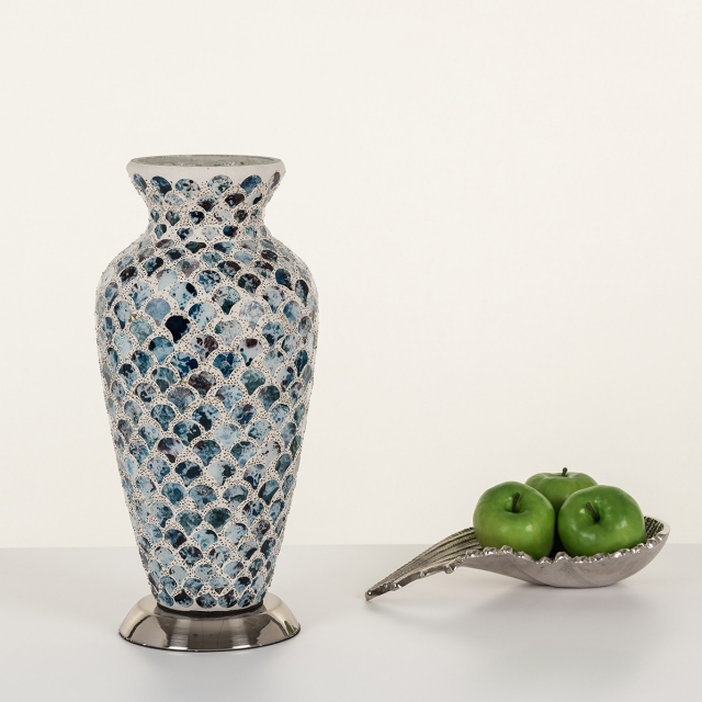 Blue Mix Vase Table Lamp - Mystic