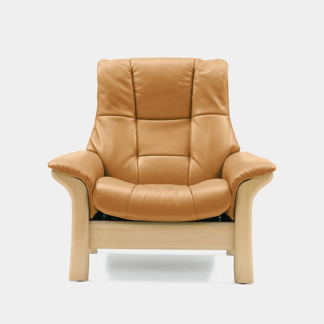 High Back Chair In Leather - Stressless Buckingham