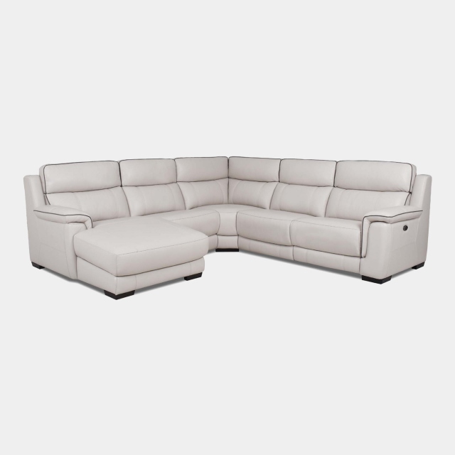 LHF Chaise Corner Group In Cat 25 Full Leather - Monza Leather