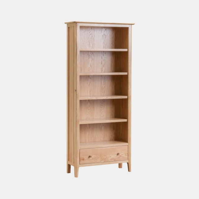 Large Bookcase Oak Finish - Suffolk