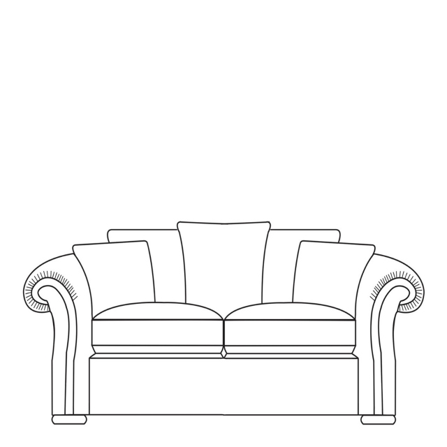 Bellagio - Scatter Back 3 Seat Sofa In Fabric