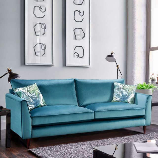 3 Seat Sofa In Fabric - Luxe