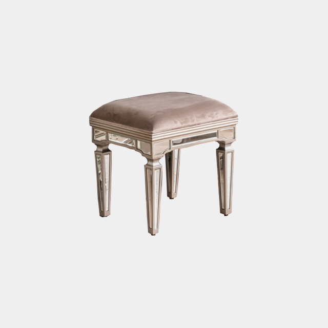 Deep Buttoned Dressing Stool - Royale