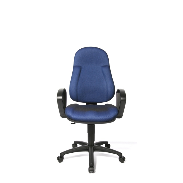 Swivel Armchair With Moulded Seat and Back - Malaga