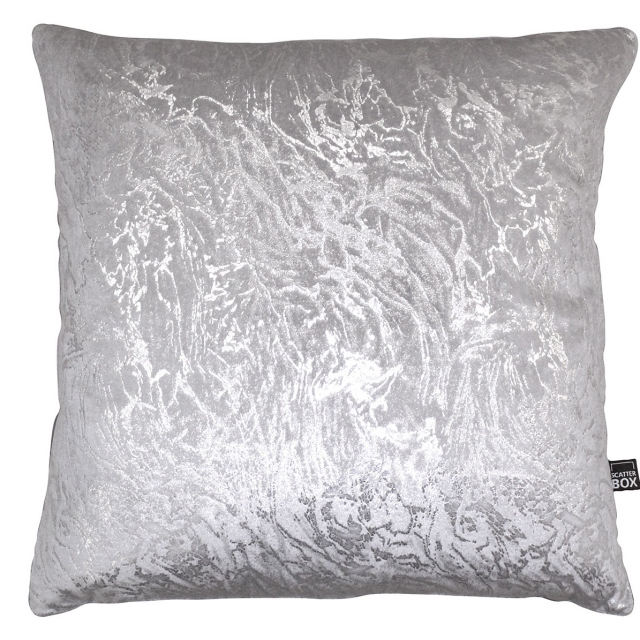 Large Silver Cushion - Stardust