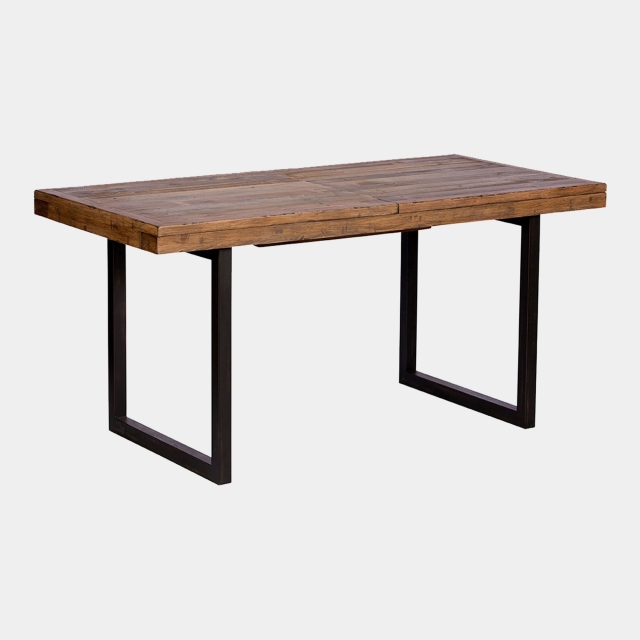 Flip Top Dining Table In Reclaimed Timber - Delta