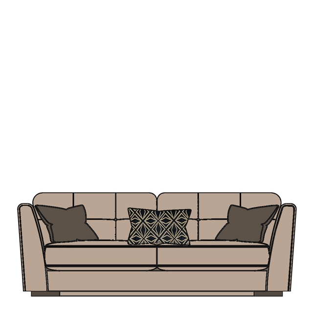 Sophie 3 Seat Sofa In Fabric Dapple, How Much Fabric Is Needed For A 3 Seater Sofa