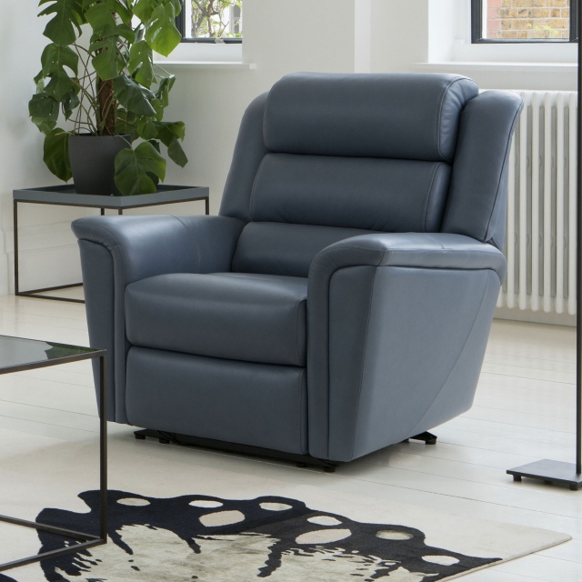 Power Recliner Chair In Leather - Parker Knoll Colorado