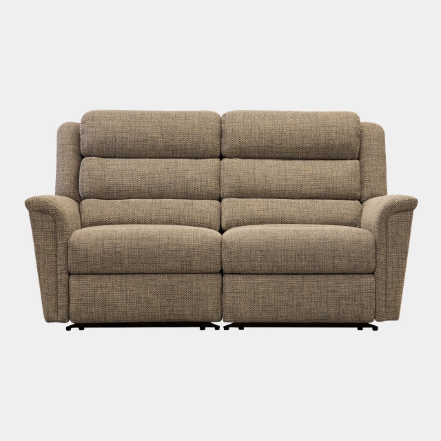 Large 2 Seat Sofa With Double Power Recliners & USB Ports In Fabric - Parker Knoll Colorado