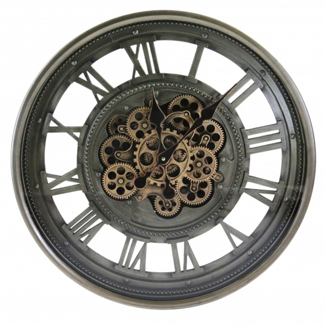 Wall Clock - Wheel Antique