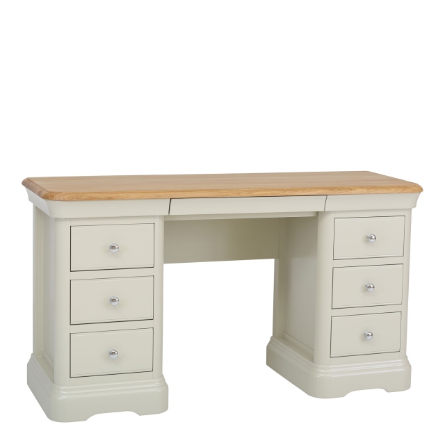 Double Dressing Table Morning Dew/Lacquer Top - Oliver