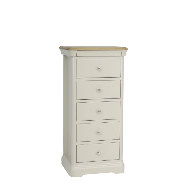 Chest Of 5 Drawers Morning Dew/Mist Top - Oliver