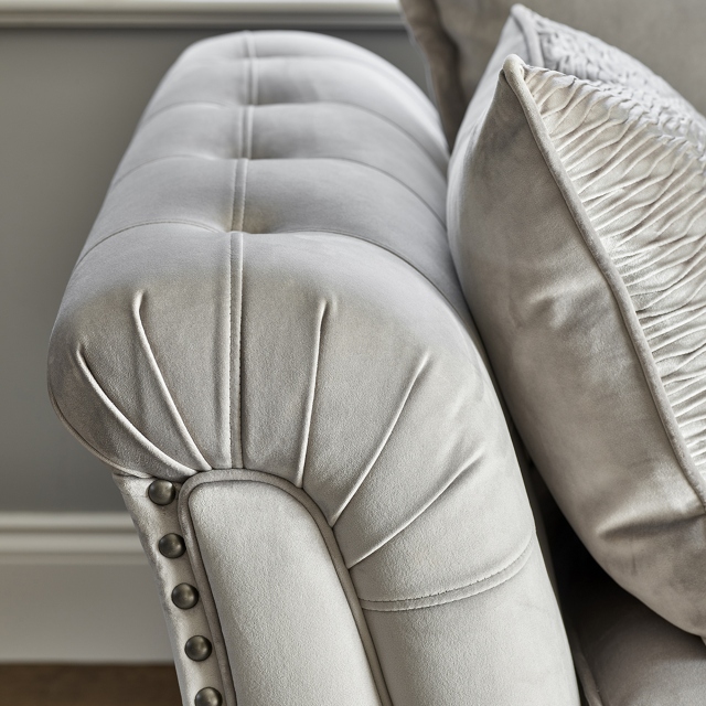 4 Seat Split Pillow Back Sofa In Fabric - Gabriella