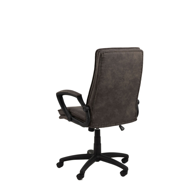Desk Chair In Preston Fabric Anthracite 96 - Owen