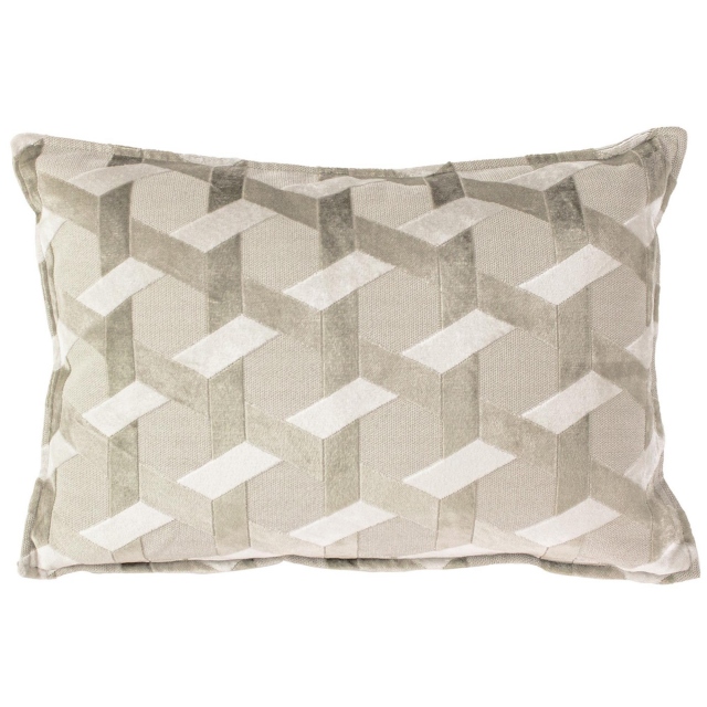 Brooklyn Oblong Ivory/Taupe Bolster Cushion