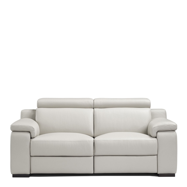 2 Seat 2 Power Recliner Sofa In Leather - Selvino