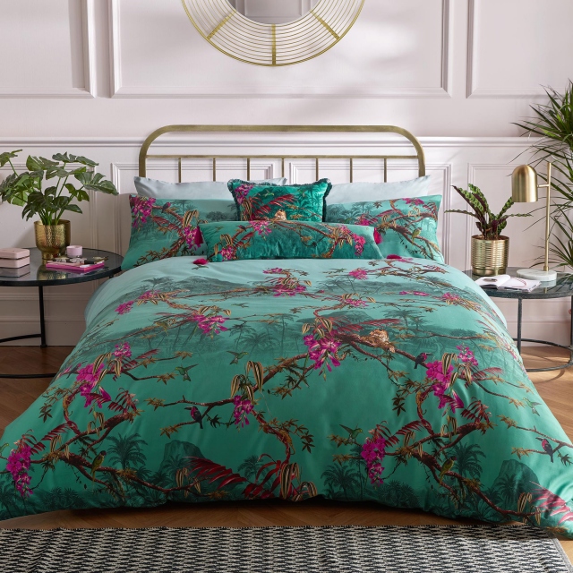 Ted Baker Hibiscus Jade Bedding Collection