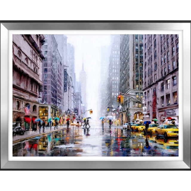 by Richard Macneil - Rainfall On 5th Avenue