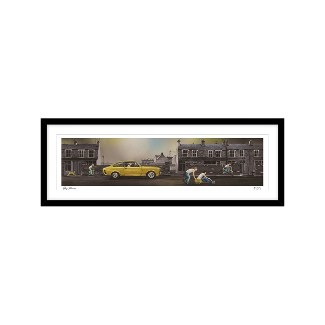 Framed Print by Adam Barsby - Boy Racers