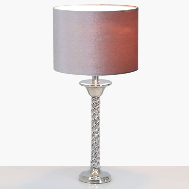 Boleyn Table Lamp Grey Small