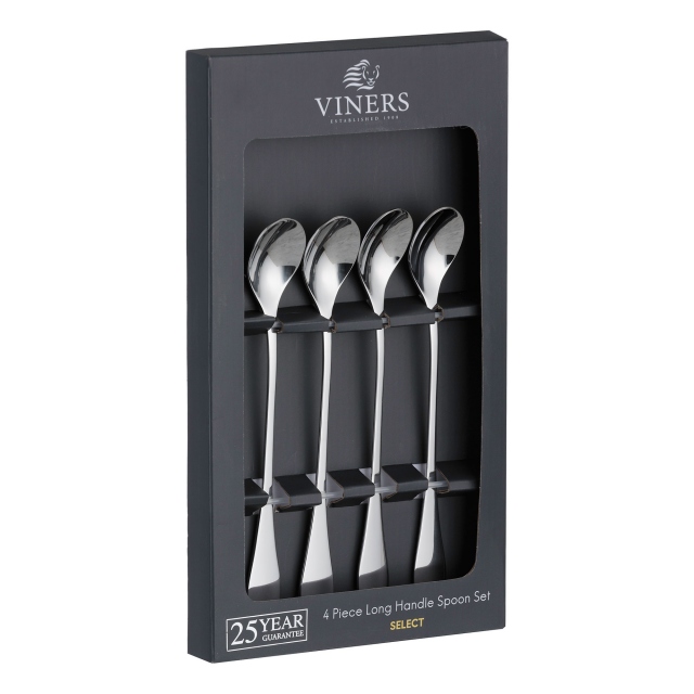 Viners Select Long Handled Spoons Set of 4