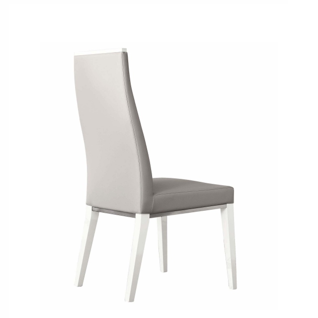 Side Chair In 600 Eco Leather - Polar