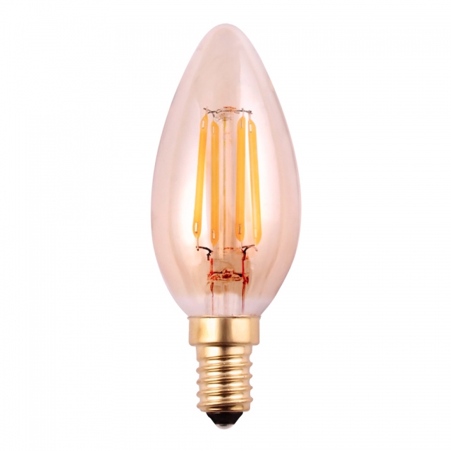 LED 4w SES Tinted Dimmable Light Bulb - Candle