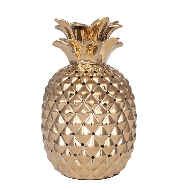 Cayman Pineapple Lamp Gold